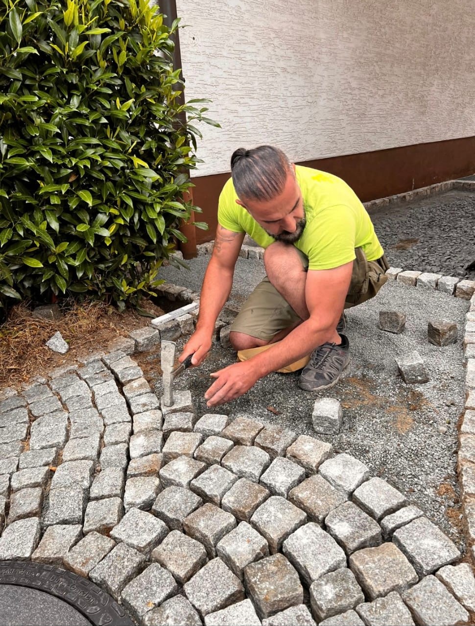 Projekt: Pflasterterrasse